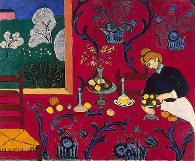 Henri Matisse The Dessert: Harmony in Red